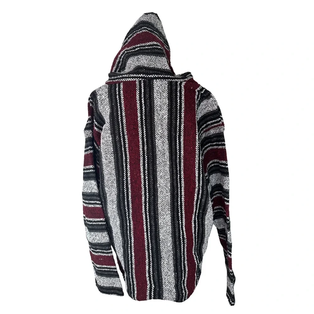 Iguana Jack Woven Pullover Hoodie Size Men's XL NWT